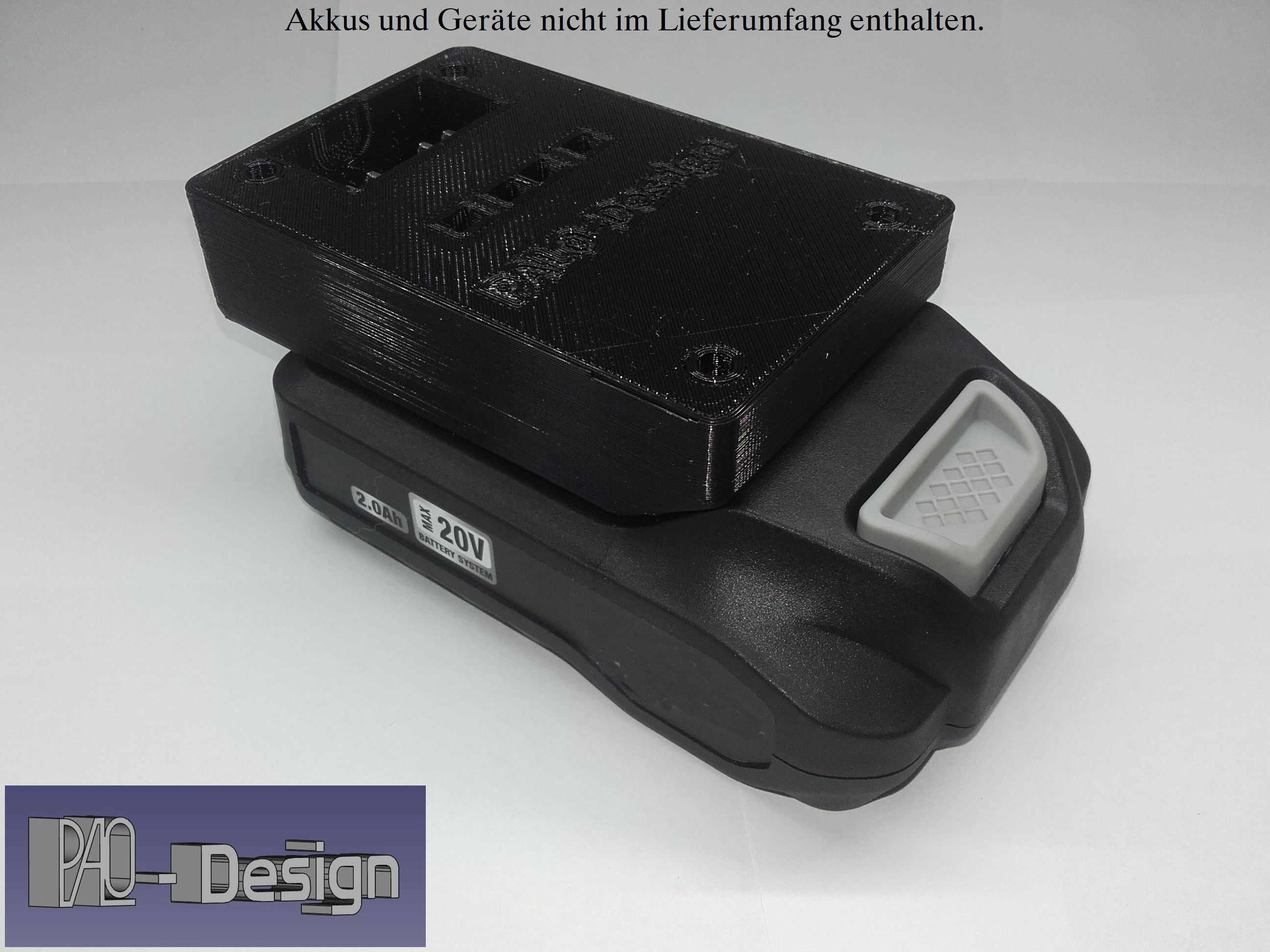 ADAPTER for ALDI Ferrex Battery 20V and 40V Charger Battery Holder AEB