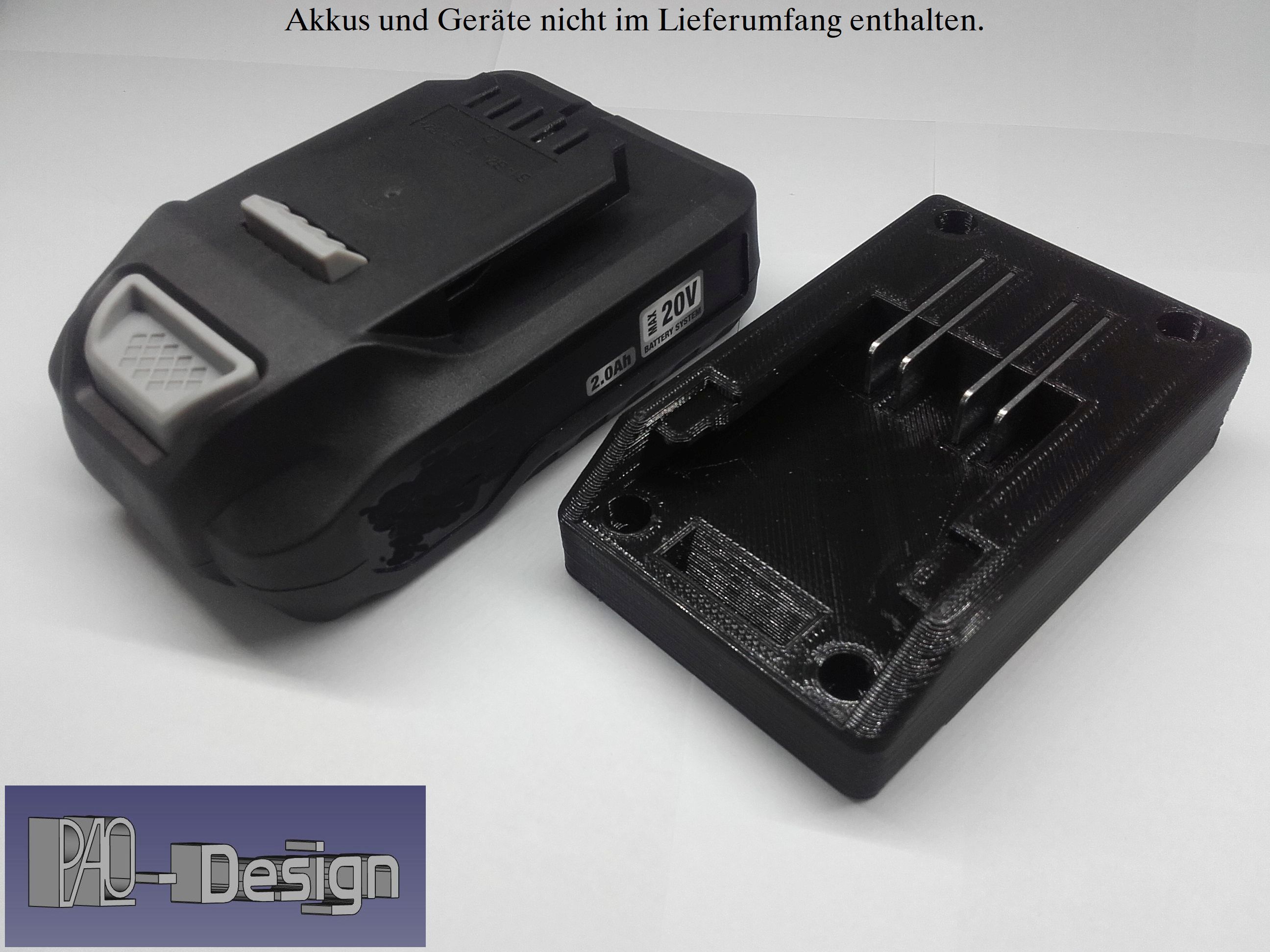 ADAPTER for ALDI Ferrex Battery 20V and 40V Charger Battery Holder AEB