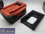 Battery holder for Hilti B22 and B36 battery black PLA+