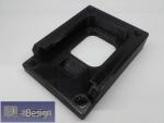 Akkuhalter für Bosch Akku GBA 18V / 14,4V Schwarz PLA
