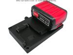 Double Adapter for Bosch GBA & AMPShare ProCORE 18V Batteries – 18V / 36V Battery Holder & Mount Black