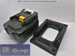 Battery holder for Makita battery 14.4V 18V BL1415 / 30 BL1830 / 40 black PLA